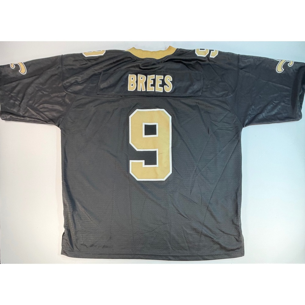 NFL Pro Line New Orleans Saints Drew Brees 9 Jersey Mens 2XL Black Fanatics 2019